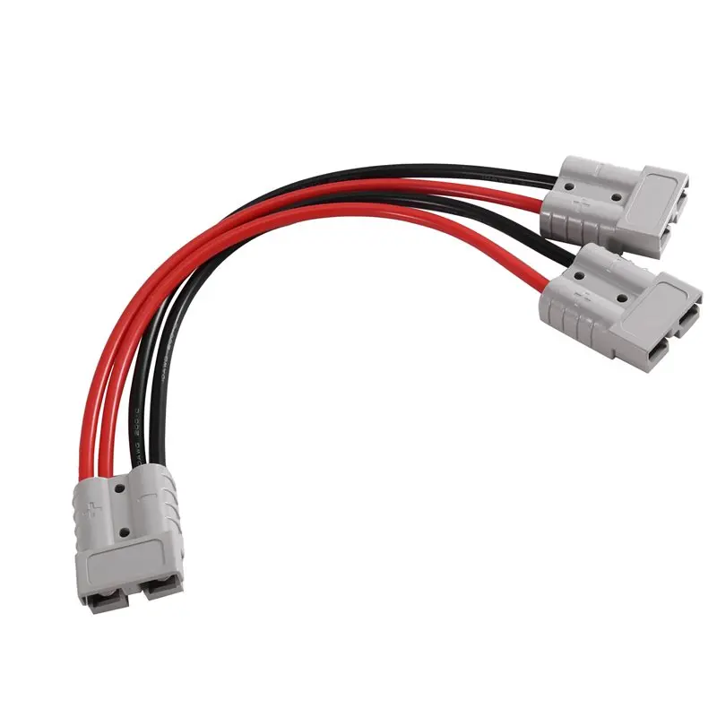 Dependable-For Winch Trailer And Off-Road Applications 50A Y-Splitter Connector Heavy Duty 10AWG High Current Quick Release Cabl
