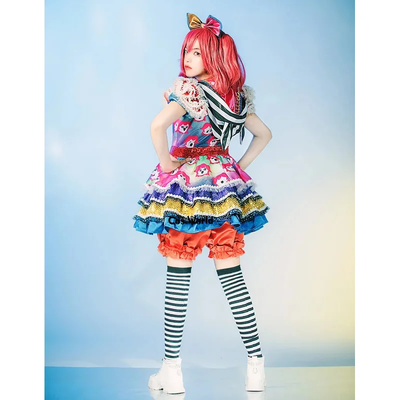 Love Live Sunshine Aqours Kurosawa Ruby AAO Dress Outfit Anime Cosplay Costumes