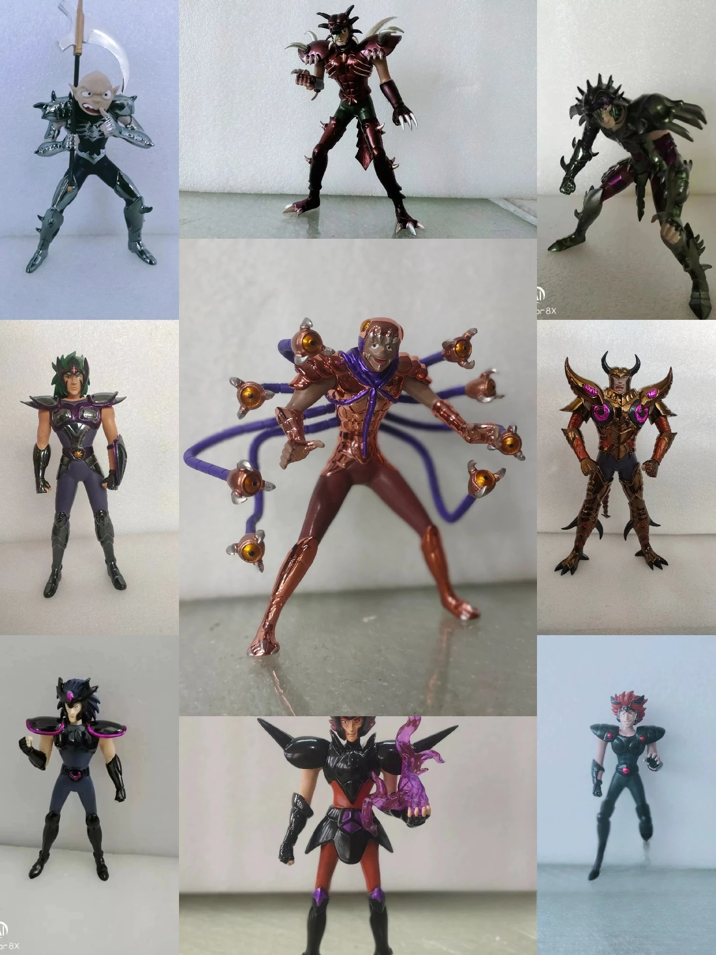 KAKA Saint Seiya Action Figure, Mito do Pano, Verme Espectro, Lamia O Submundo, Capítulo Hades