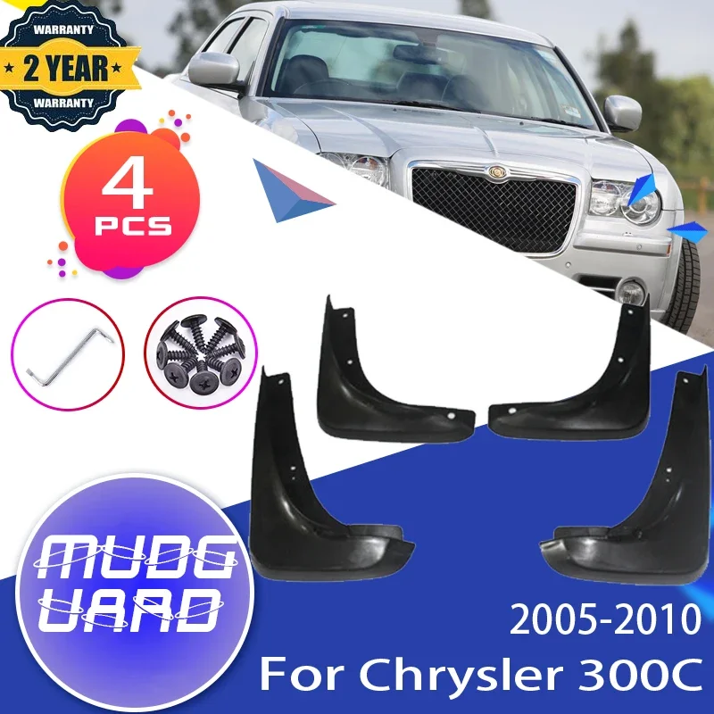 

Front Rear Car Mudflap for Chrysler 300C 300 C 2005~2010 Fender Mud Guard Splash Flaps Mudguards Accessories 2006 2007 2008 2009