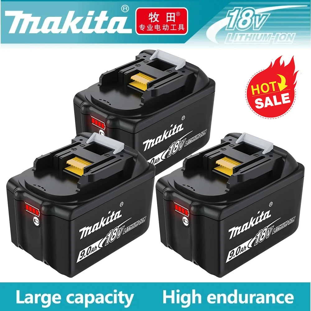 

Batería iones de litio Makita BL1860, herramienta de energía, 9Ah, 18V, BL1860B, BL1840, BL1850, BL1830, BL1860B, LXT 400, nueva