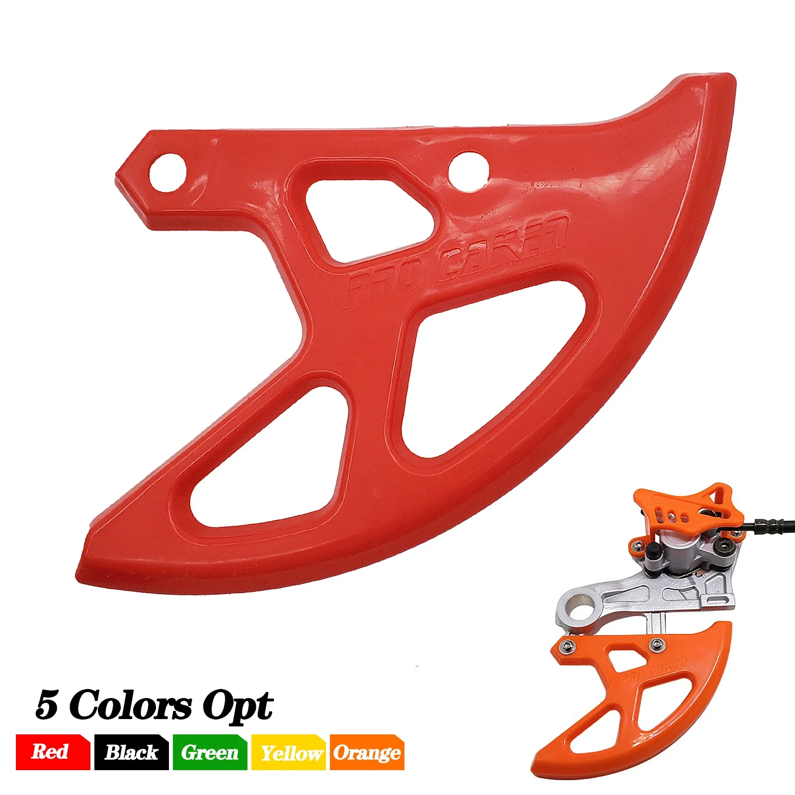 

Rear Brake Disc Guard For Honda CR125R CR250R CRF250X CRF450X CRF250RX CRF450RX CRF250R CRF450R CRF450RX CRF450L KAYO T4 T6 BSE