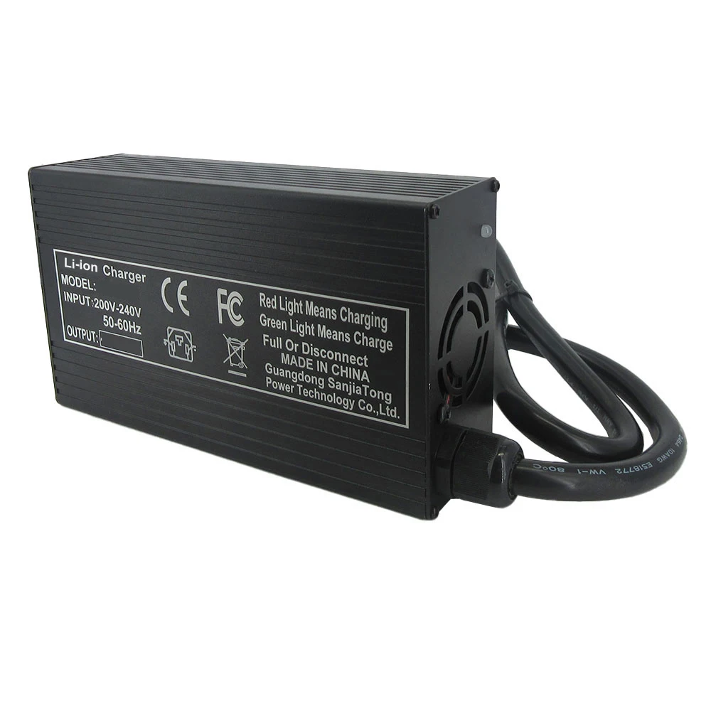 25.2V 20A Li-ion 6S Battery Fast Charger 21.6V 22.2V Lithium RV Golf Cart Energy Storage Charger XT90 Alligator Clip