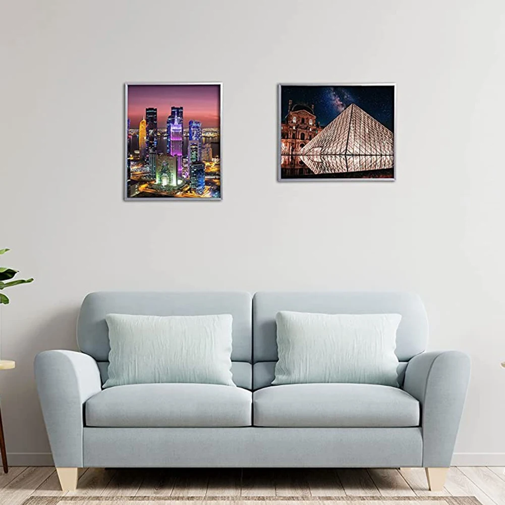

ABEZ 16X20inch Brushed Aluminum Poster Picture Frame With Acrylic Glass 1-Pack