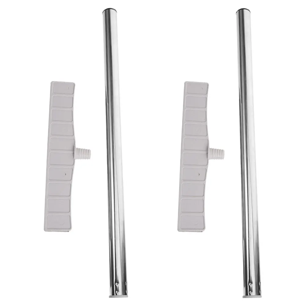 2Pcs Adjustable Placard Pole H held Display Sign Base Directional Holder Notice Rack Metal Board Tool Furniture