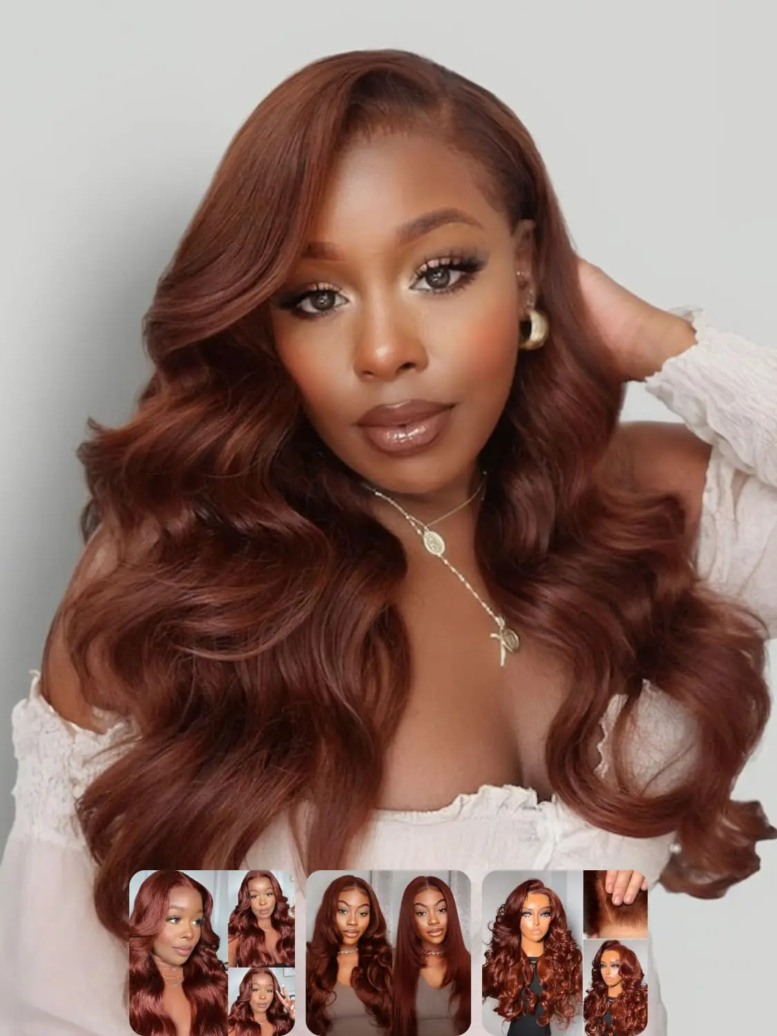 Reddish Brown Lace Front Human Hair Wigs Body Wave 13x6 Hd Lace Frontal Wig Preplucked Dark Red Brown 13x4 Lace Front Wig OnSale