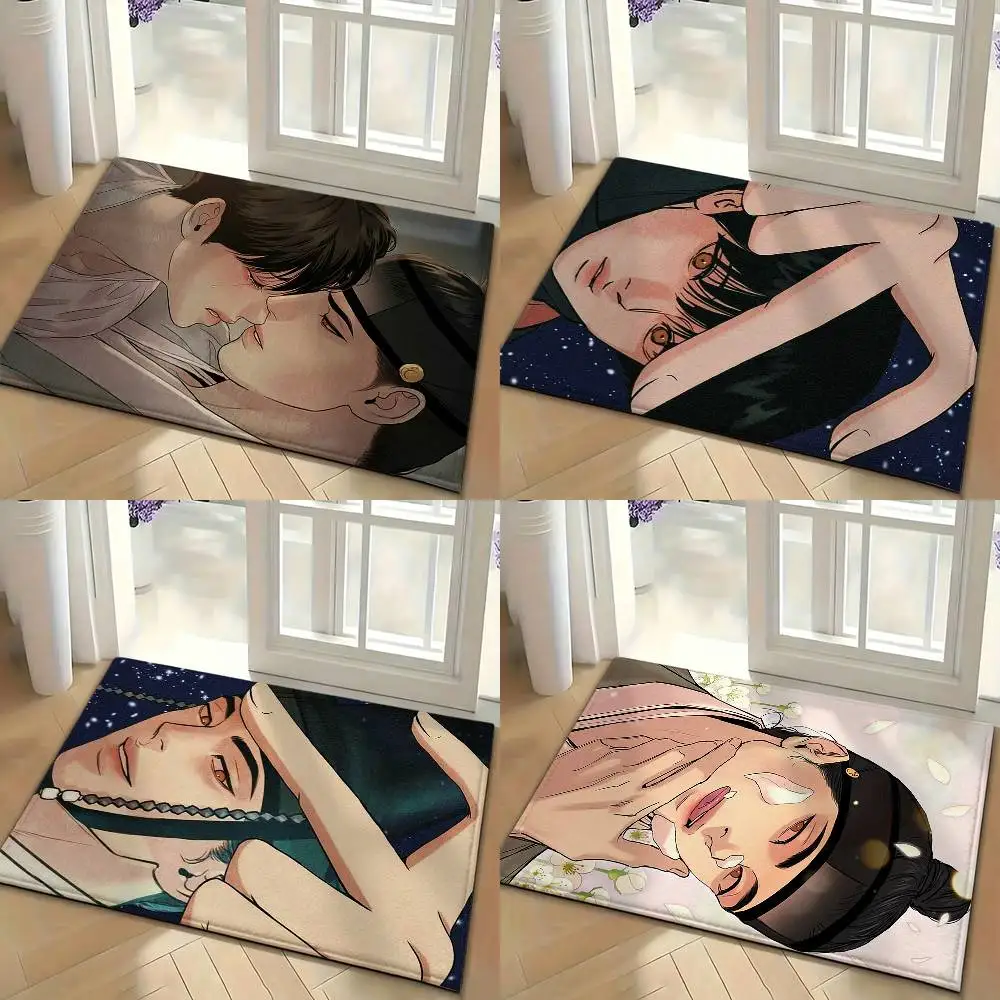 Nakyum Seungho Painter of the Night Floor Mat Soft Non Slip for Entry Door Bathroom Indoor Home Decorative Carpet