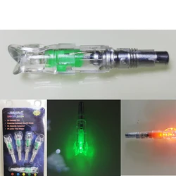 5PCS  LED Lighted ArcheryArrow Nock Automatic Nocks Tail For 8.8mm ID7.6mm Carbon Crossbow Bolts Shaft Accessories