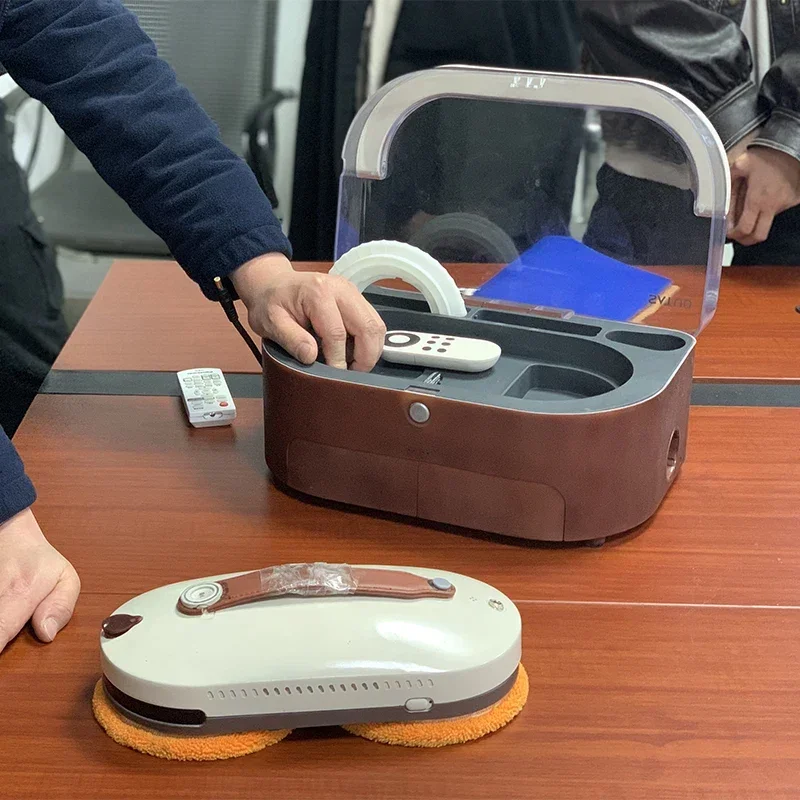 2025年 SATUO インテリジェント窓掃除ロボット クリーンロボット 自動電動リモコン式ガラス掃除ロボット