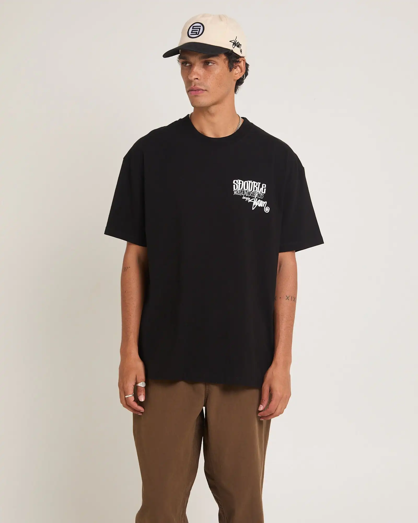 World Wide Roots T-Shirt High-quality Luxury T-shirt with Printed Pure Cotton Are Suitable for Both Men and Women To Wear Daily