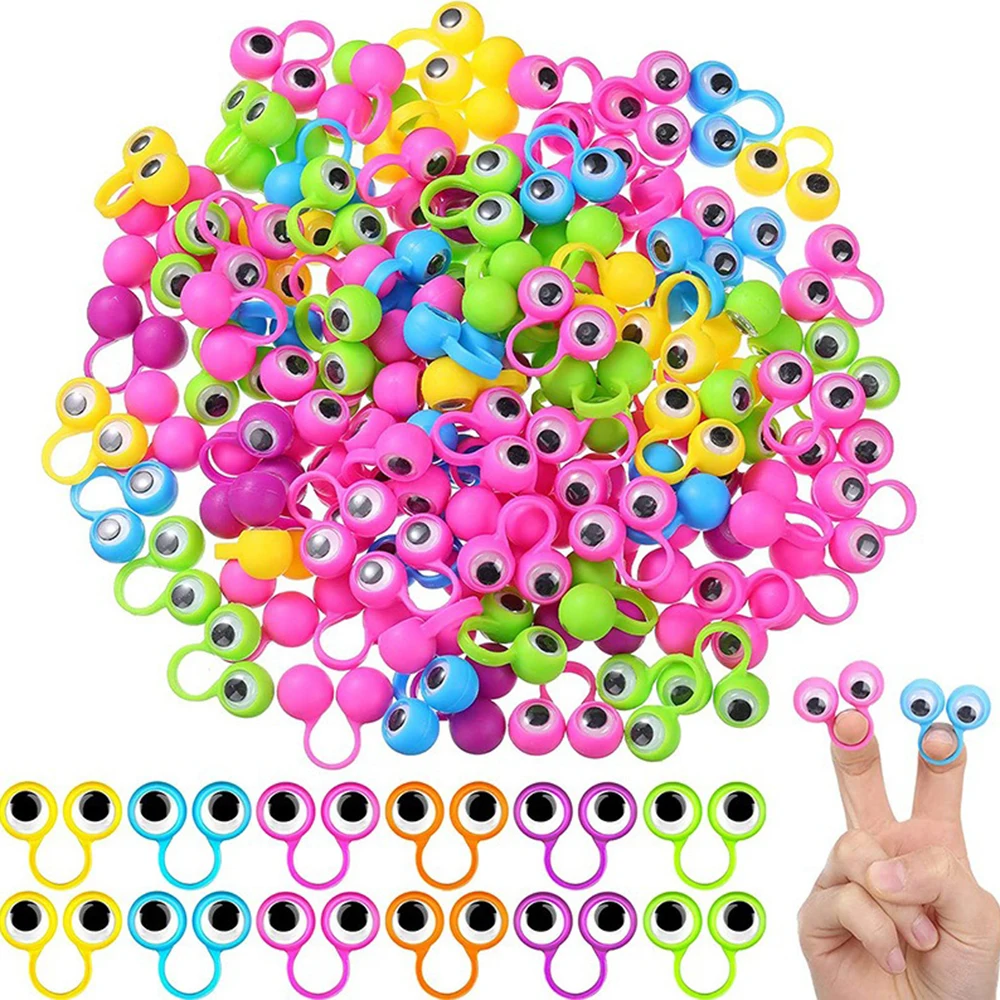 10/20PCS Finger Movable Eye Toys Children's Toys Halloween Funny Tricky Toys Suitable for Holiday Party Small Gifts Tricky Toys