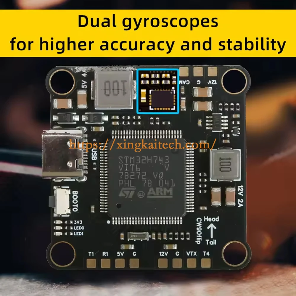 

FlyingRC H7D MK1 H743 Контроллер полета FPV FC DPS310/SPL06 Версия STM32H743VIT6 Поддержка аналоговой/цифровой прошивки VTX BF/INAV/AP