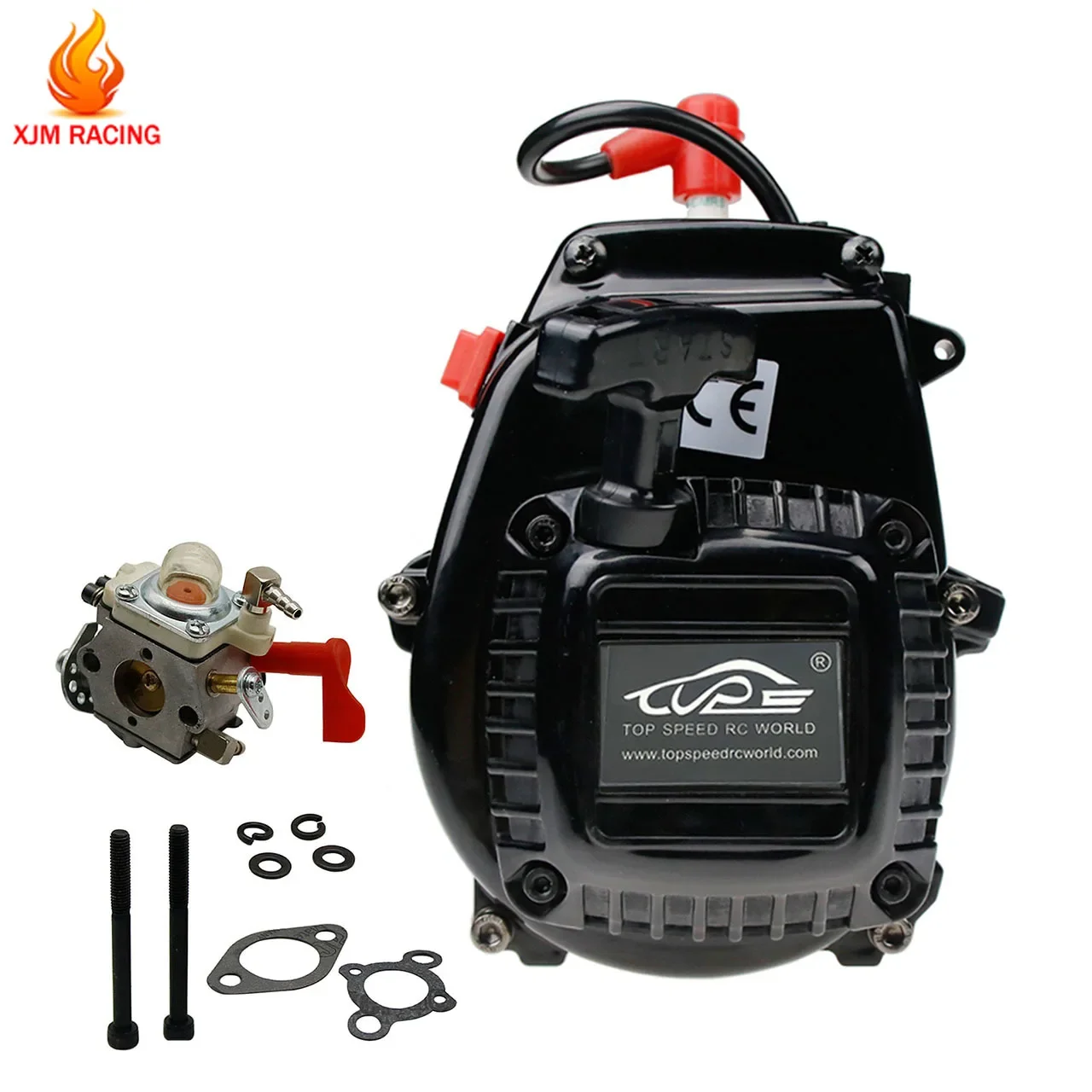 TAO 35cc 4 Bolt Engine with RUIXIN Carburetor for 1/5 HPI BAJA FG FS Rovan King Motor Losi 5ive T FID DDT GOPAD MCD TRUCK PARTS