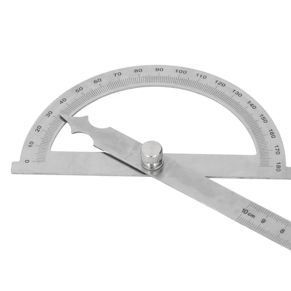 

C5 Multifunctional High Precision Angle Gauge Measuring Tool Hollow Angle Stainless Steel Protractor 180 Degrees 0 To 8cm Range