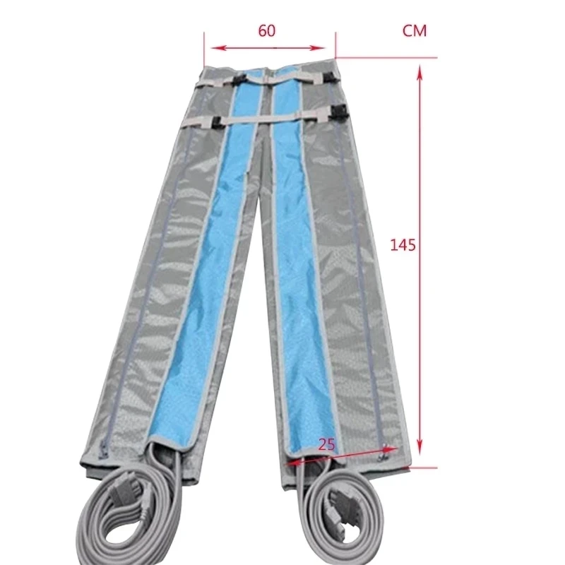 Dispositivo de pérdida de peso de presión de aire profesional portátil, máquina de terapia de ropa de masaje de drenaje linfático de Sauna, salón