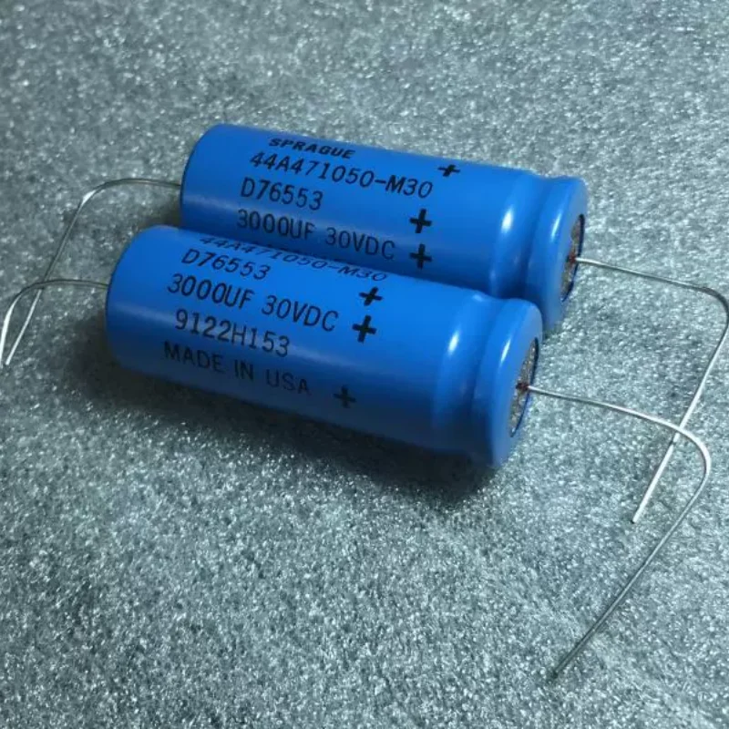 3-10pcs American Red Head Sibi SPRAGUE D76553 Series 3000UF 30V Fever Filter Electrolytic Capacitor