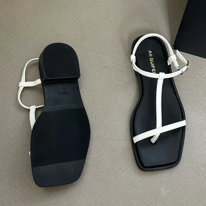 New Summer Women Sandals Slippers Buckle Strap Female Casual Outdoor Slides Pumps Shoes Party Ladies High Heels Flip Flops