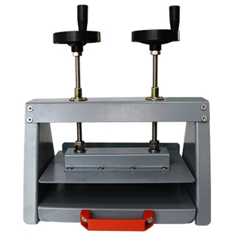A4 Manual Double Wheel Bill Press Flatten Machine Voucher Bill Press Paper Currency Accounting Data Financial Files Book Express