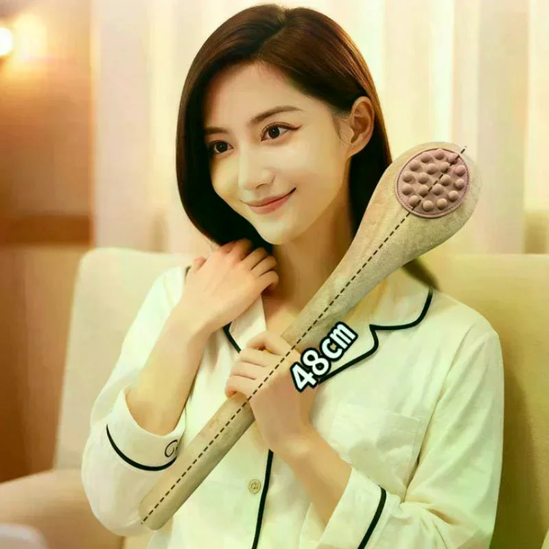 Elasticity Extended Back Pounding Bump Massage Hammer Meridian Beat Stick Device Health Hammer Multi-functional Soft