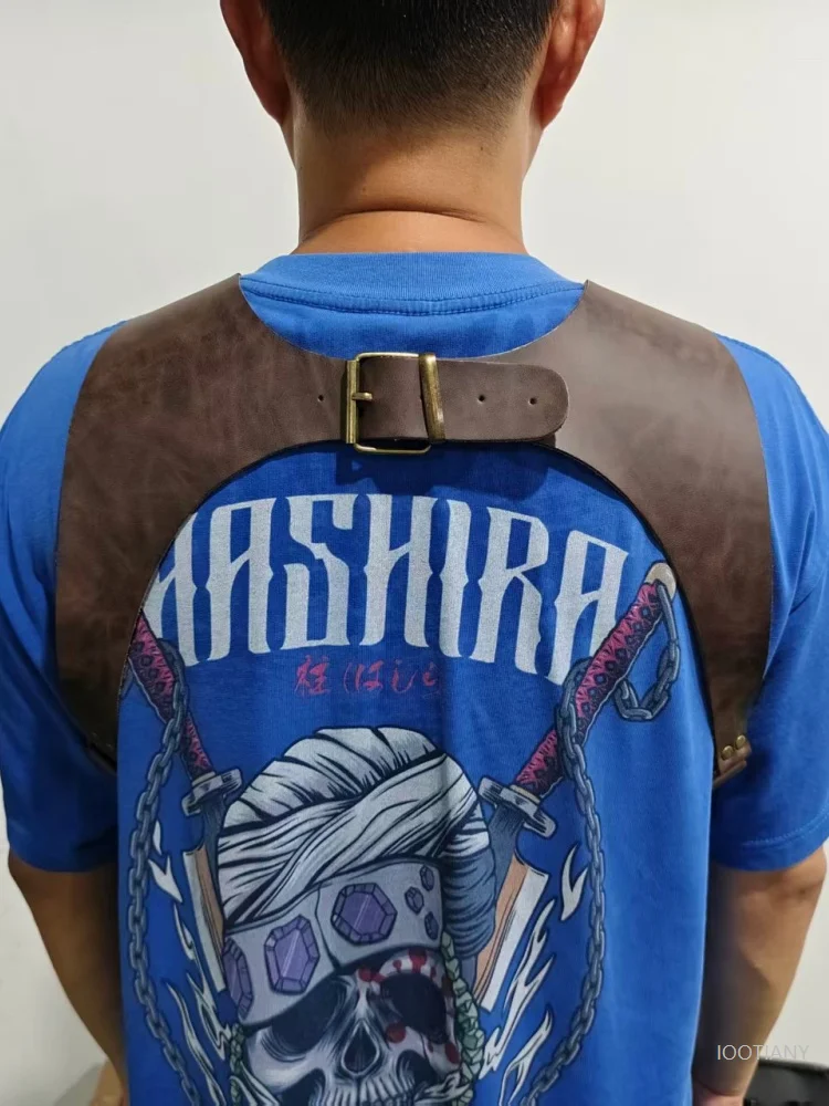 Neue Retro Viking Umhängetasche Pistole Lagerung Tasche Mittelalterlichen männer Halloween Rolle Spielen Zubehör Einstellbare Tragbare Brust Taschen