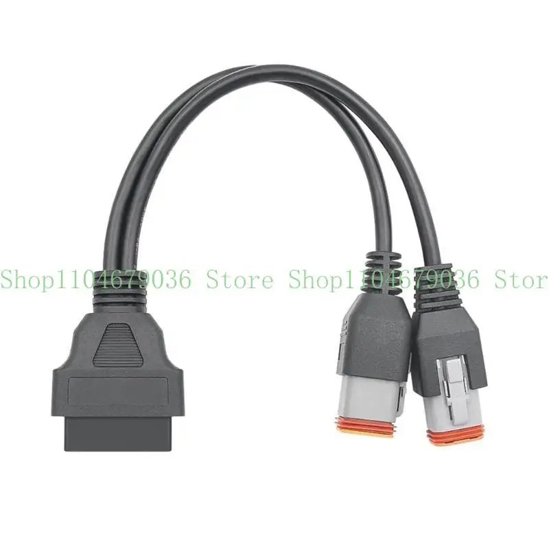 

652F Motorcycle Scanner Cable Adapter for 6+4 Pin Connector Quick Data Transfer Tool