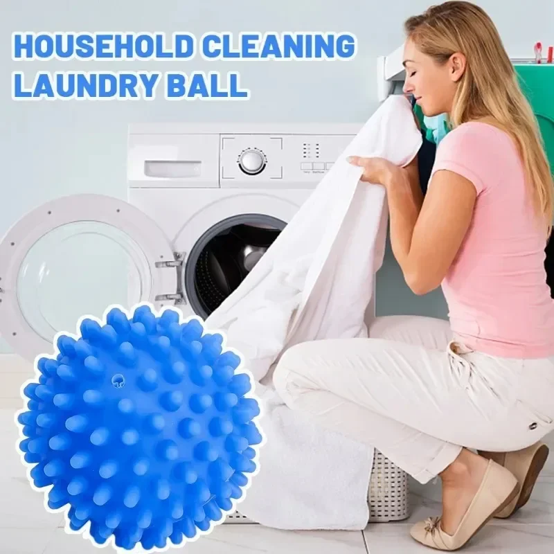 6/1Pcs Magic Laundry Balls Anti-Winding Laundry Balls Drying Cleaning Ball Reusable Household Washing Machine Clothes Softener