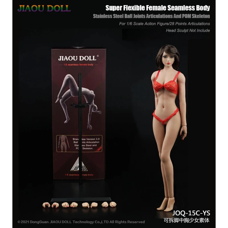 

JIAOU DOLL 1/6 Female Seamless Body European Asian Action Figure JOQ-15C JOQ-16D JOQ-19B JOQ-09F JOQ-10E JOQ-05B JOQ-06C JOQ-10C