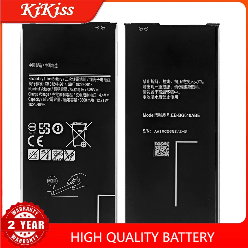 EB-BG610ABE 3300mAh Battery For Samsung Galaxy J6 Plus J6+ J6plus SM-J610F / J4+ J4PLUS J4 Plus 2018 SM-J415 / J4 Core J410 AKKU