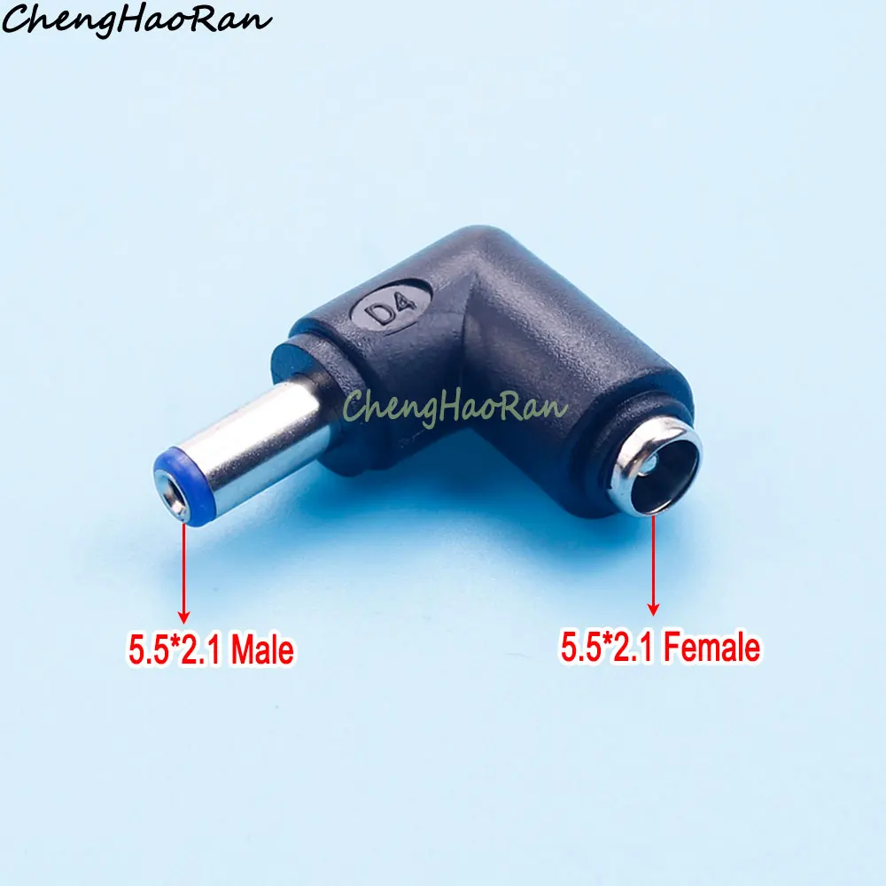 DC-Steckverbinder 5,5*2,1 Buchse auf 5,0*3,0 5,5*2,5 4,0/4,8*1,7 5,5*1,7 3,5*1,35 mm Stecker Netzteil DC-Stecker 90-Grad-Verbinder – Detail 6