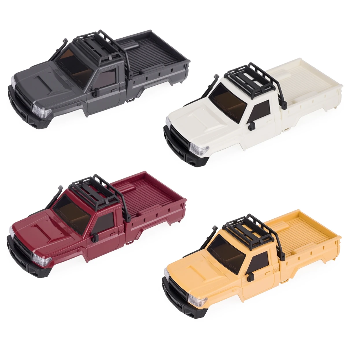 ABS Plastic Hard Body Shell LC79 Pickup Unassembled Kit for 1/30 RC Crawler AXIAL SCX30 Wrangler JLU Bronco K10 AX30 DIY