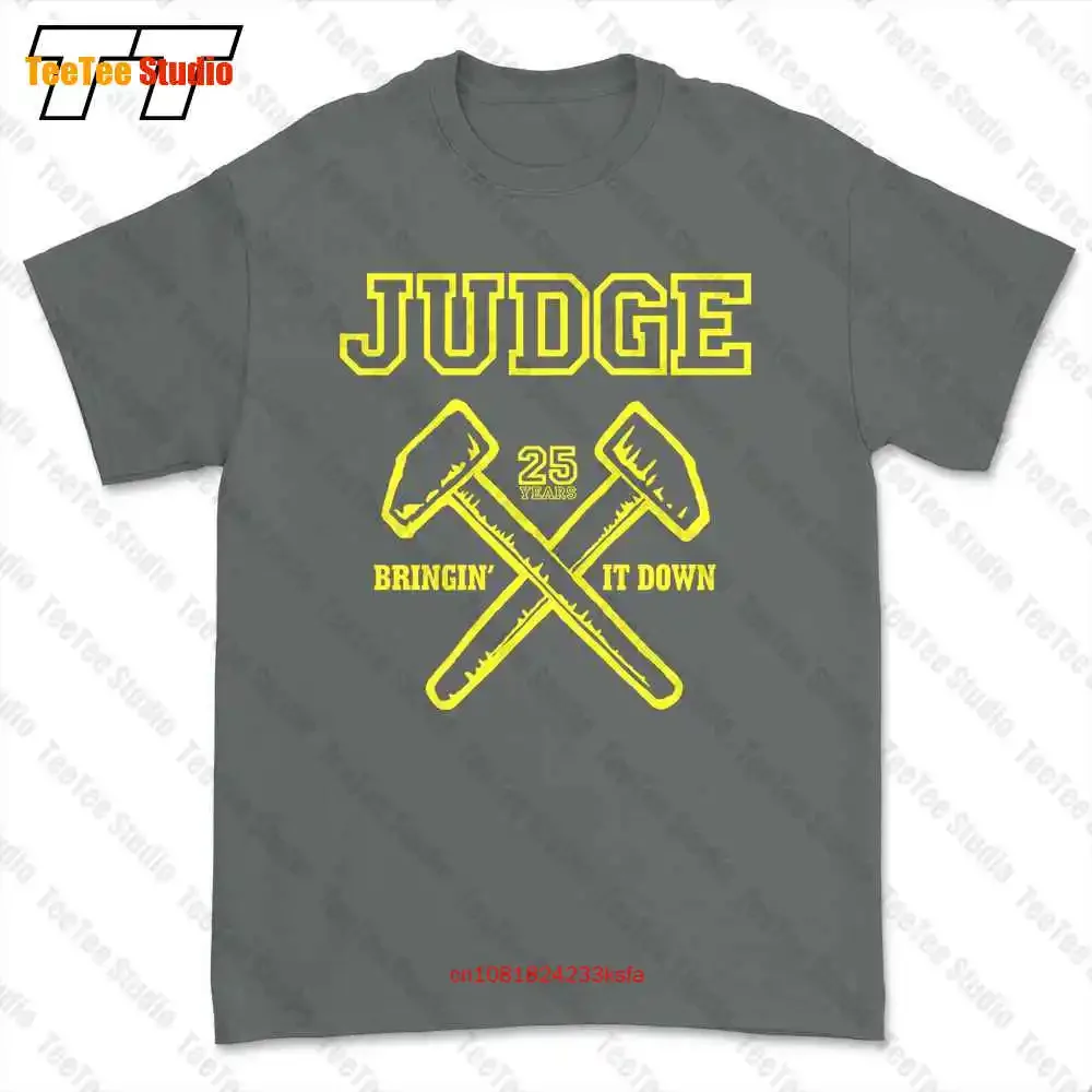 Judge Bringin It Down 25 Anniversary Hardcore Nyc Hardcore T-shirt Tee 731P