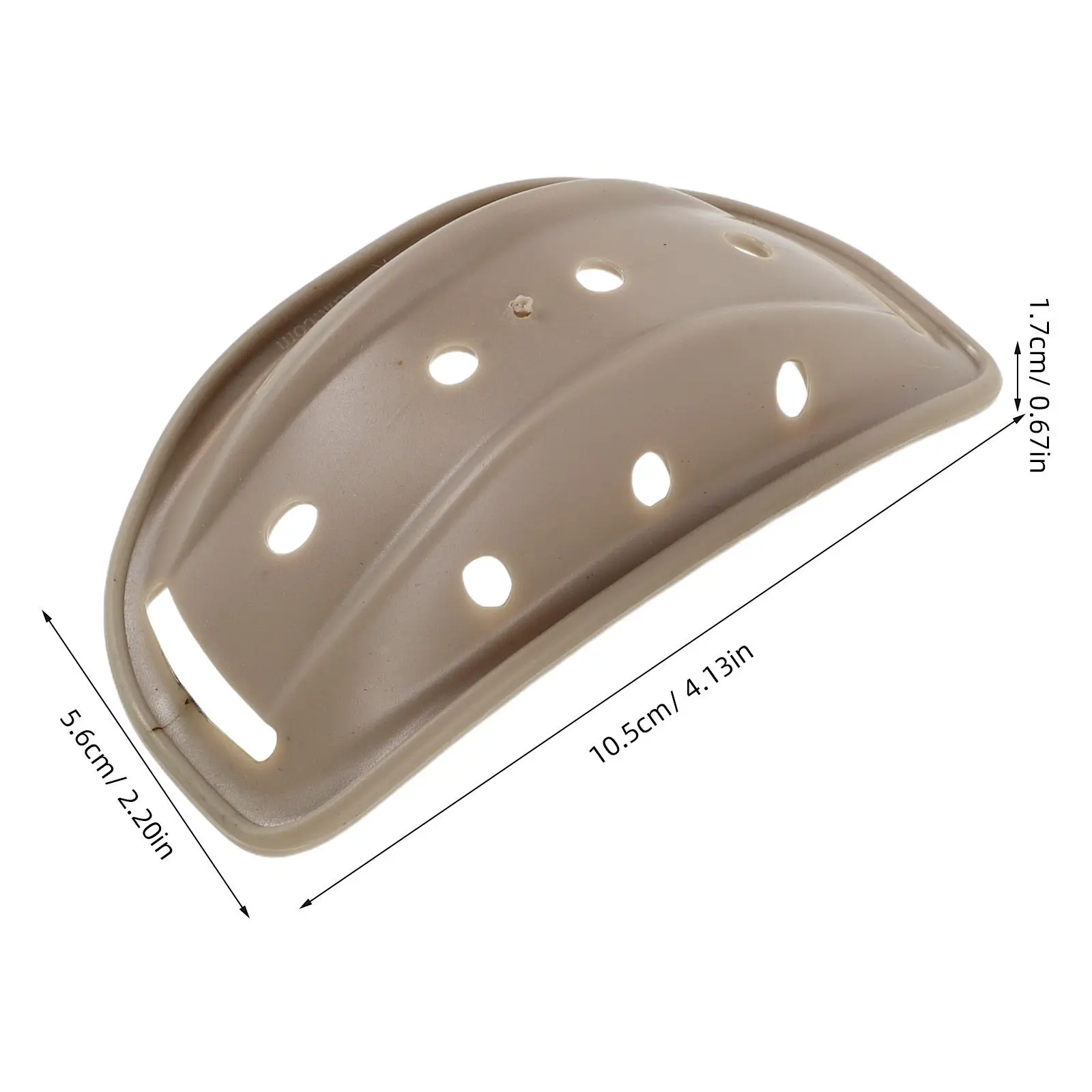 2Pcs Protective Chin Pad Lightweight Impact-Resistant Chin Guard for Cycling Skating E-Bike Football Hard Hat