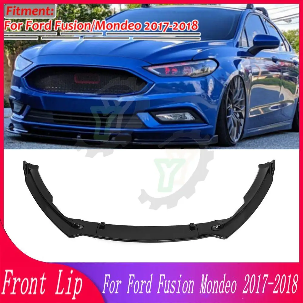 

Диффузор для переднего бампера Ford Fusion Mondeo 2017-2018, 17/18/3 шт.