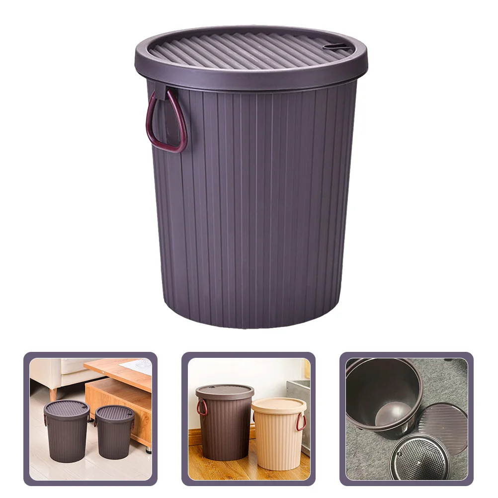 

Tea Dregs Drainage Bucket Lidded Filter Waste Bin for Home Office Living Room Modern Plastic Trash Can Hygienic Portable Storage