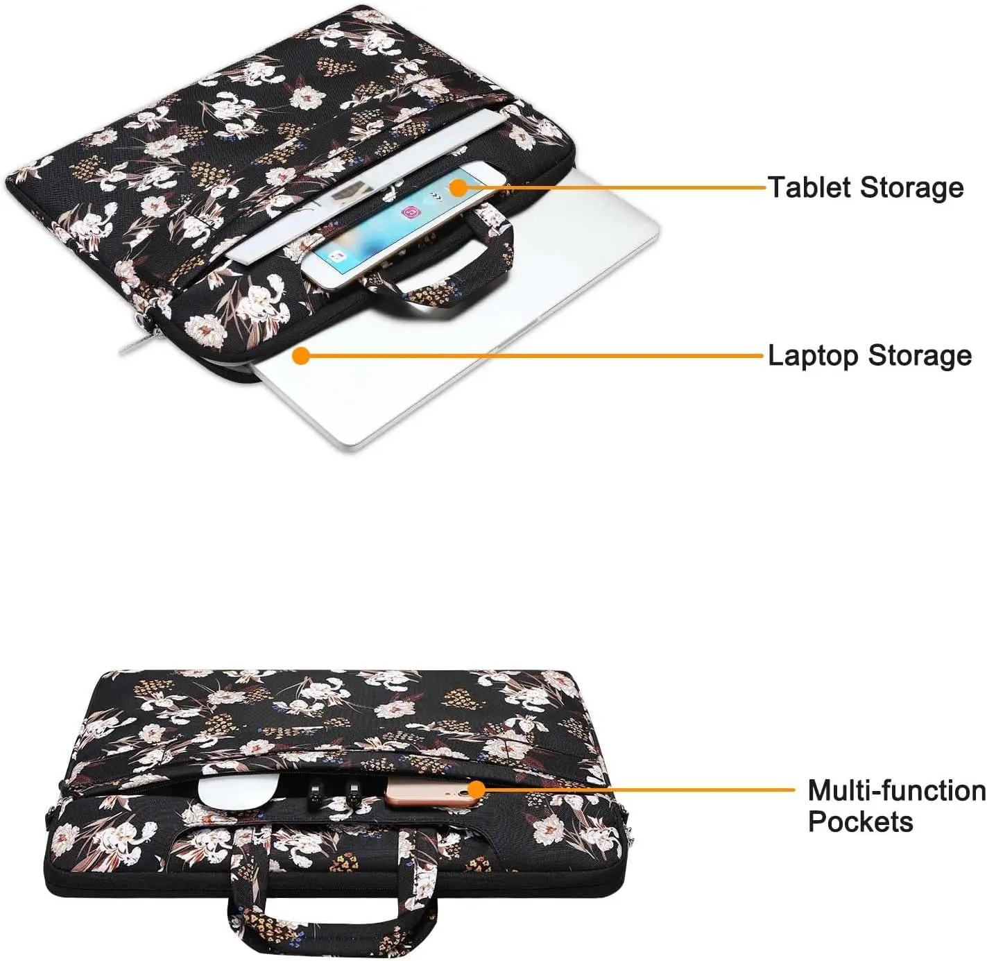 13.3 14 15 16 17.3 inch Laptop Bag for MacBook Air Pro Dell HP Lenovo Asus Acer Notebook Shoulder Bag Carrying Messenger Sleeve