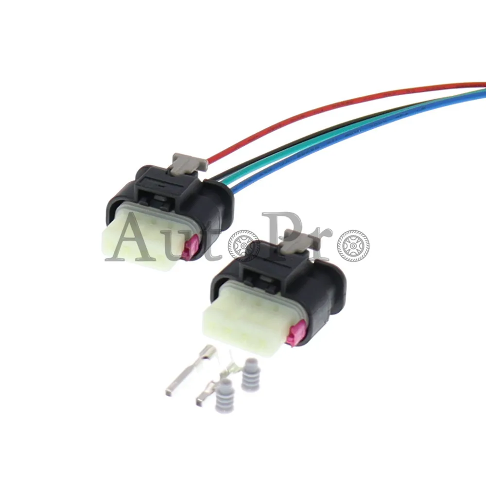 1 Set 4 Hole 2-1718645-1 Auto Sensor Socket Cable Harness Waterproof Plug AC Assembly Car Connector For VW Audi