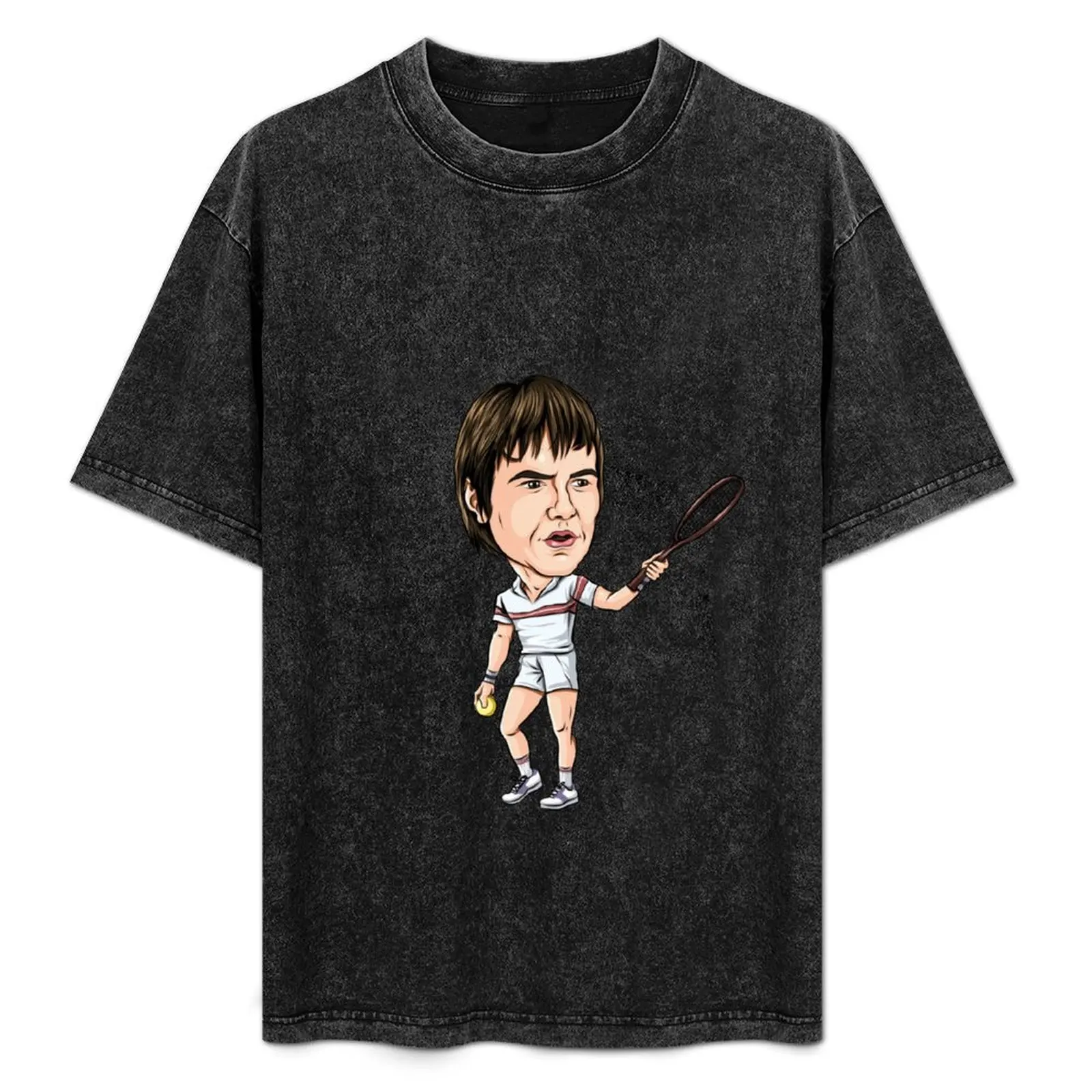 

Jimmy Connors T-Shirt Big and Tall Gym T-Shirt