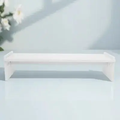 

Monitor Stand Computer Screen Riser Height Adjustable Laptop Desk Holder Wooden Dorm Room Essential Compact Size For Home Office