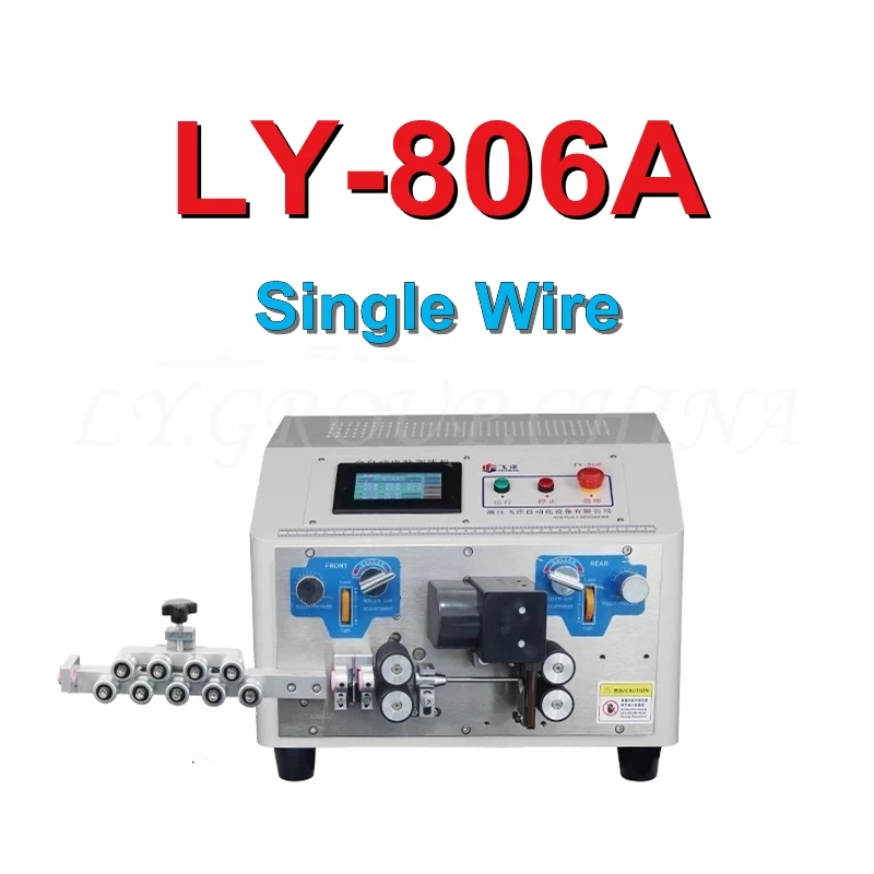 LY 806A 806B Wire Stripping Machine Automatic Electric Peeling and Cutting Stripper Single or Double Touch Screen for 0.1mm-6mm2