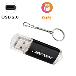 JASTER-Mini unidad Flash USB de plástico para coche 2,0, 32GB, 64GB, 128GB, disco U, artículos de volumen, regalos de boda, Envío Gratis