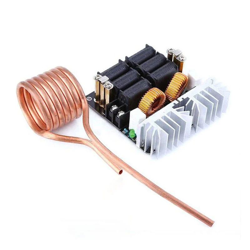 

1/2/3/5/10Pcs 1000W ZVS High Frequency Induction Heating Machine High Frequency Quenching IF Furnace With Copper Tube