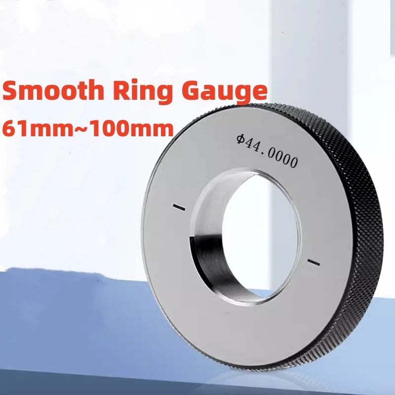 1PCS Φ61mm-100mm Metric Smooth Ring Gauge On the Table Check Non-Standard Double Line Gauge Measuring Tool