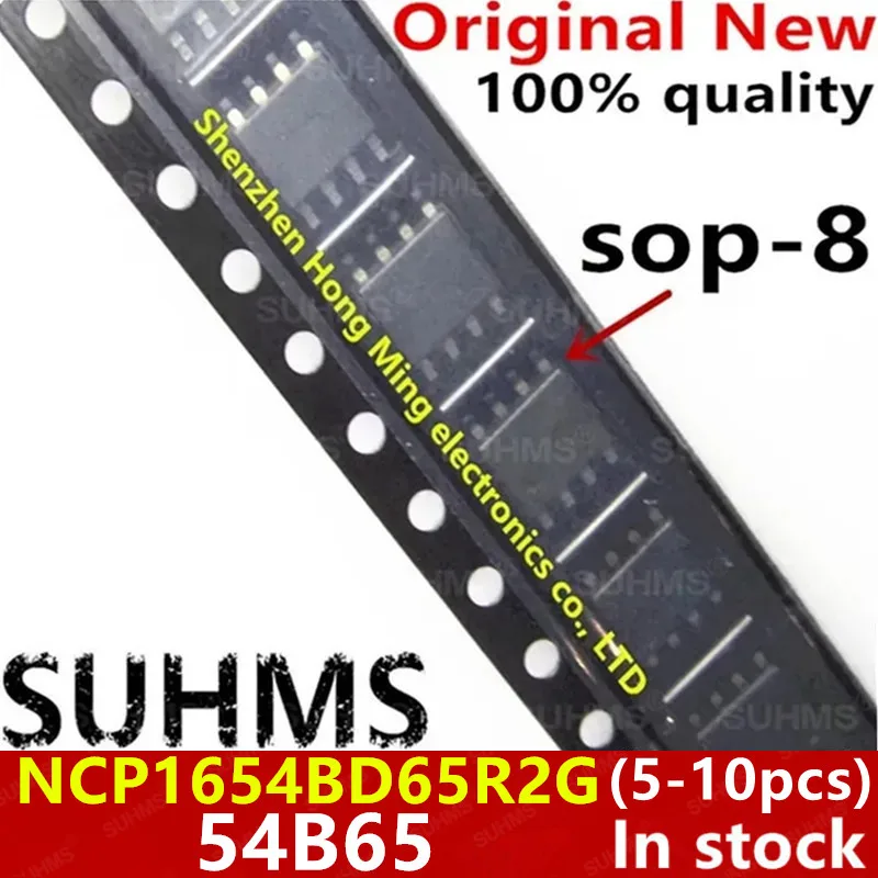 (5-10piece)100% New 54B65 NCP1654 NCP1654BD65R2G sop-8 Chipset