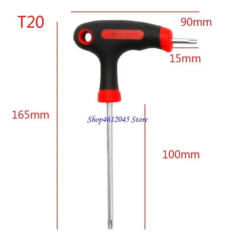 

L69A T-Handle Grip Torx & Allen for Key Screwdriver Driver Tool T10/15/20/25/30/4