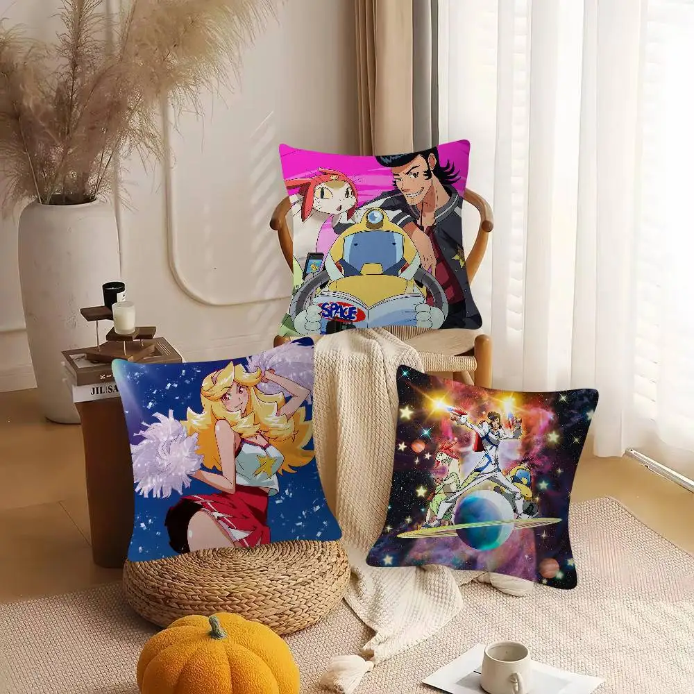 Anime Space Dandy Game For Cartoon Print Peripheral Pillow Case Cushion Cover Home Decor Birthday Gift Pillowcover