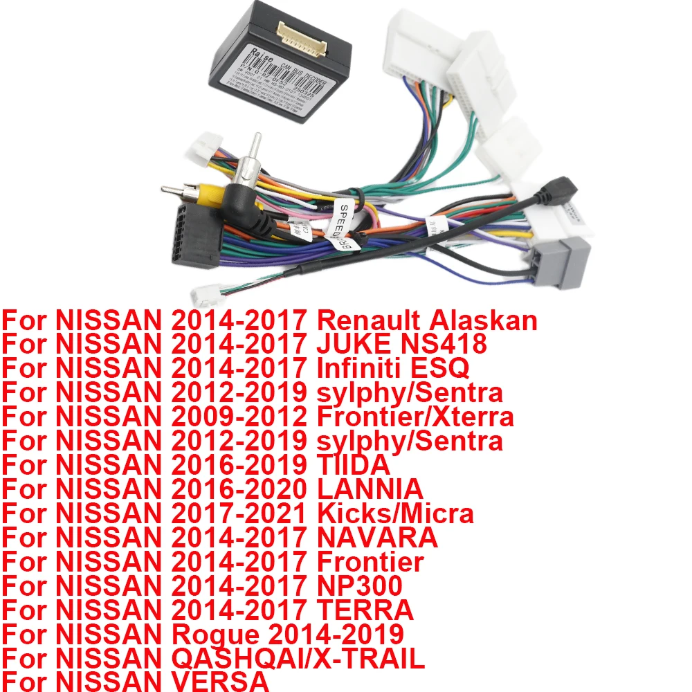 Canbus Box RZ-DF52 16-Pin for Nissan Versa X-Trail