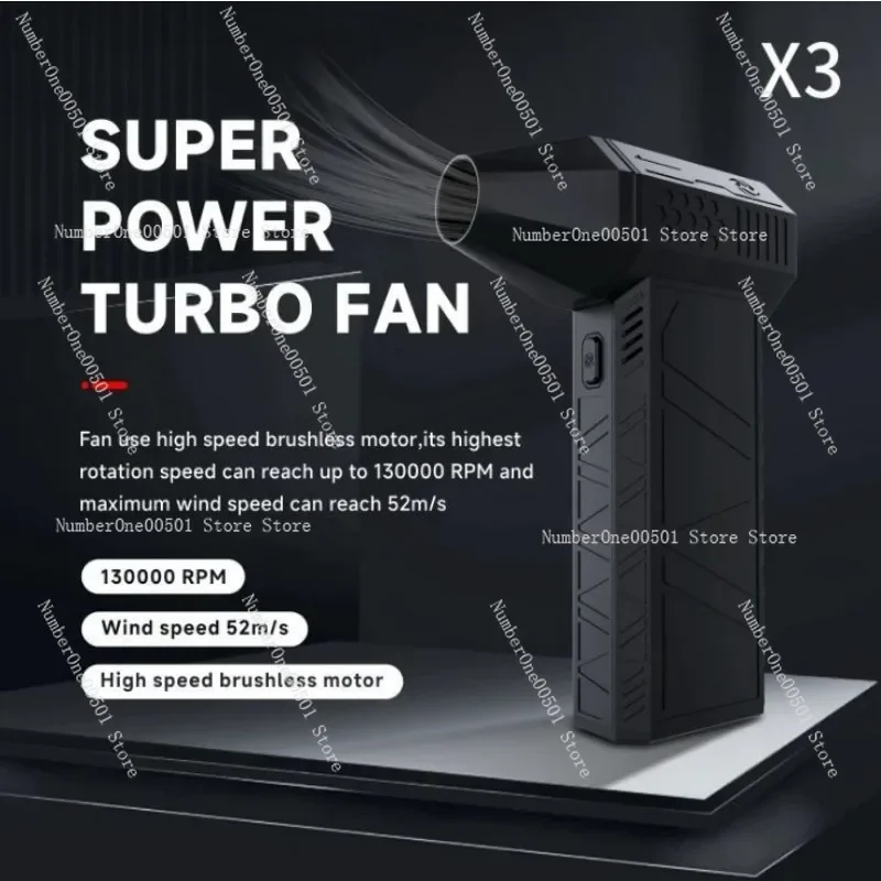 

X3 violent turbo fan 130000R brushless motor industrial dust blowing fan