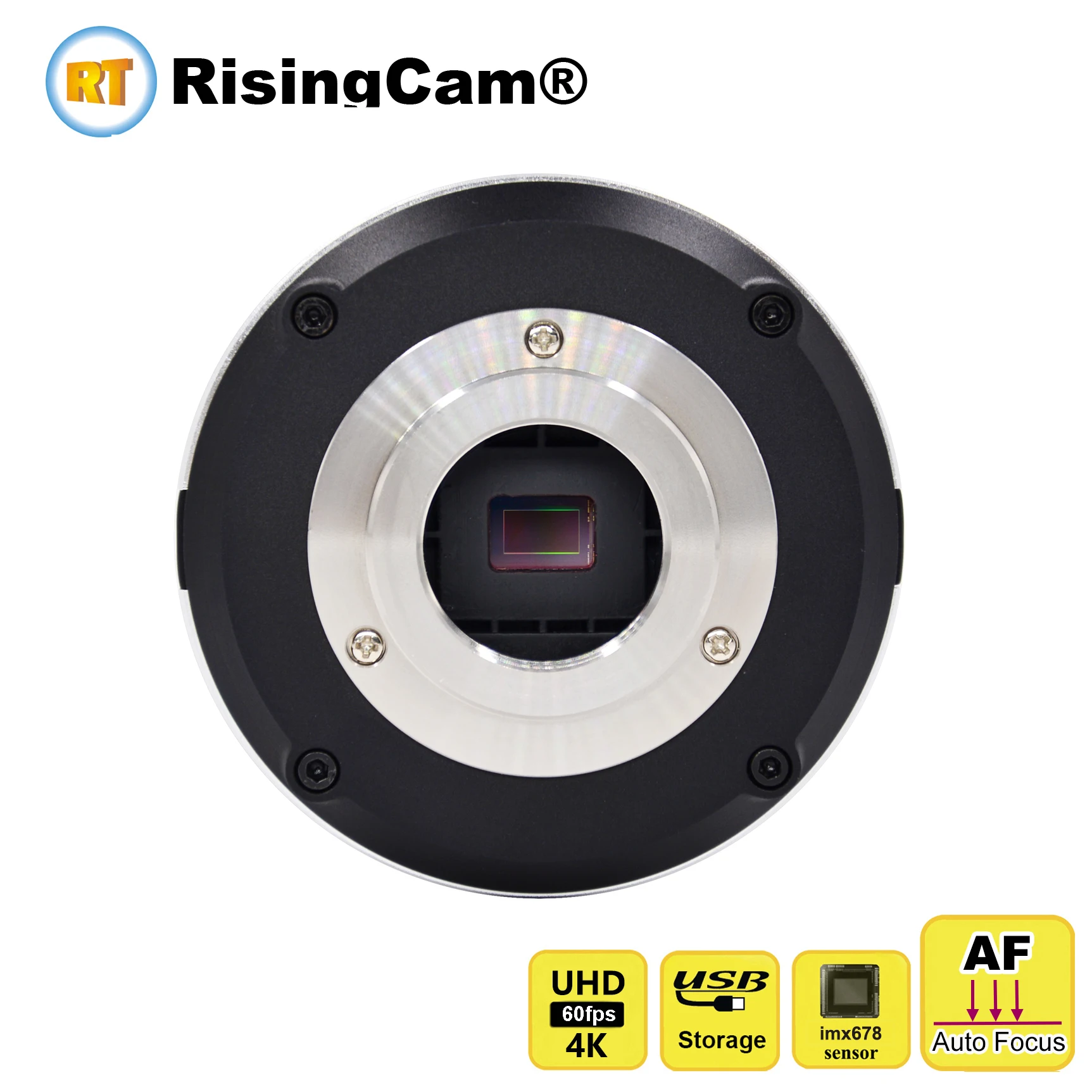 USB and HDMI Auto Focus 4K Microscope Camera Autofocus 4K 60fps with IMX678 Sensor for Industrial Soldering Phone Repair