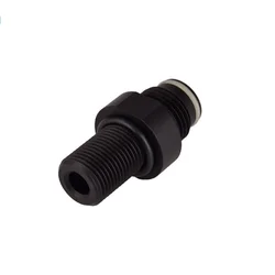 Hoogspanningsfitting Rechte connector Ingangsdraad M18x1,5 Uitgangsdraad G1/2-14 Pneumatische onderdelen Accessoires Conectores Aluminio