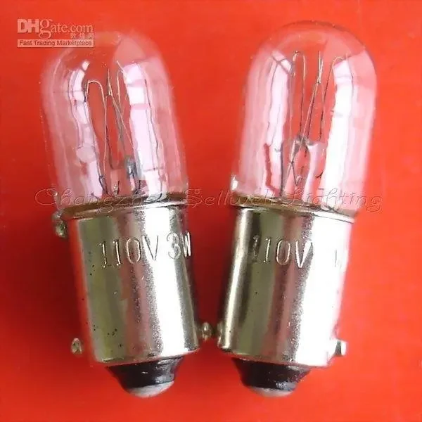 

2025! lamp bulb A590 110V 3W Ba9s T10x28 GOOD!Miniature